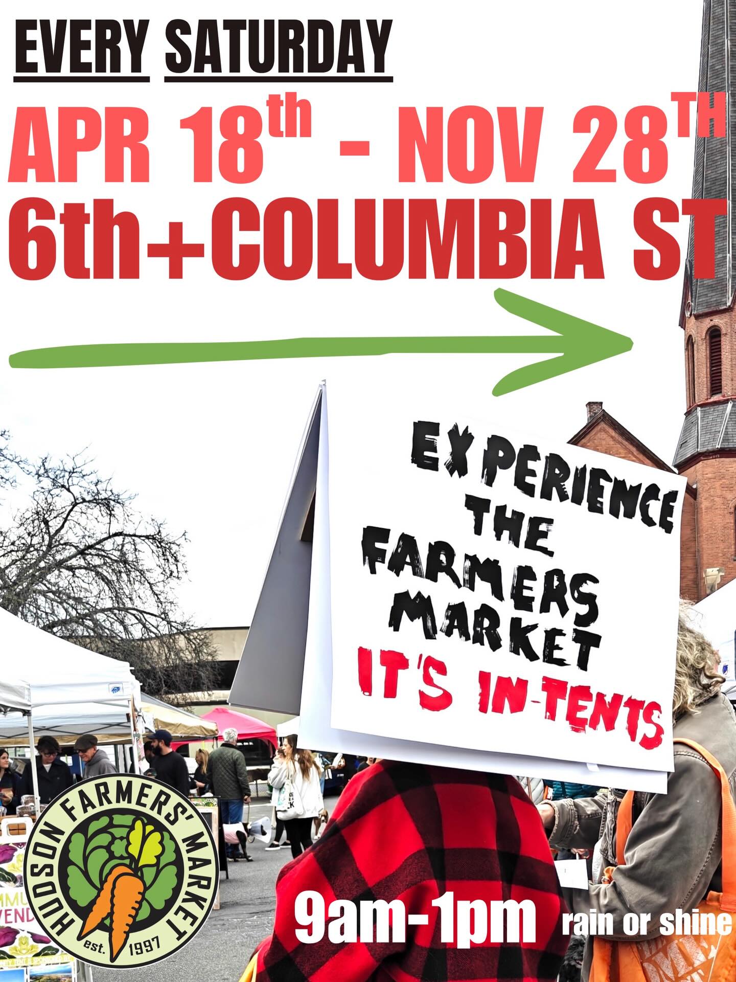 Our first farmers market of the season. Hudson Farmers Market. 25 April 2026. We’re also here on June 27, July 25, August 29, September 26 & October 31. Stop by if you’re in the area. asialuna.com 😊