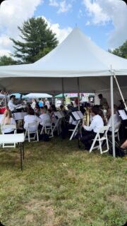 Ghent Band playing at the 25th Annual Blueberry Festival 🎺🫐